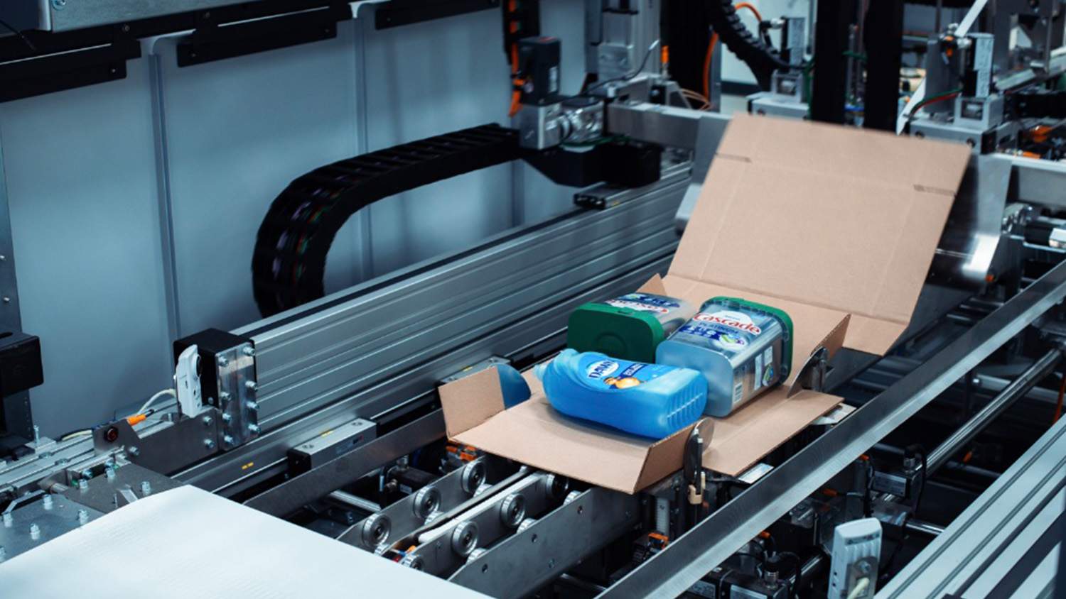 Right-sizing parcels can reduce the consumption of card by 30% or more